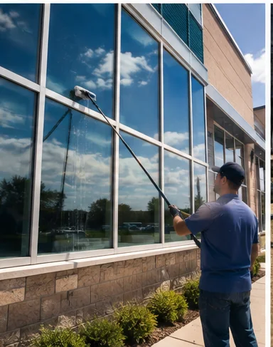 Commercial window cleaning