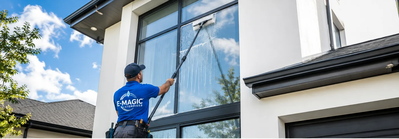 Professional residential window cleaning