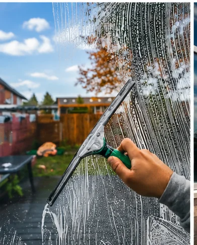 Residential window cleaning